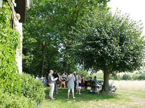 Wortgottesdienst an der Weingartenkapelle (Foto: Karl-Franz Thiede)